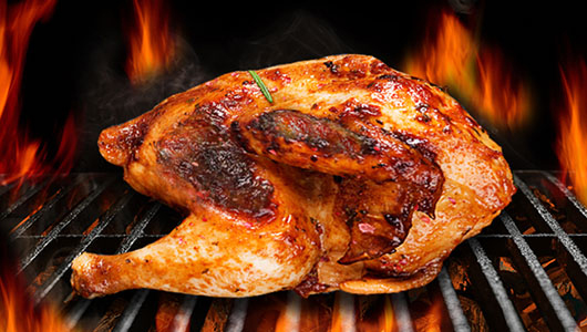  Flame Grilled Half Chicken 